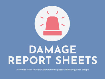 Sample Incident Report Templates