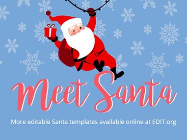 Customizable Santa letter & poster templates