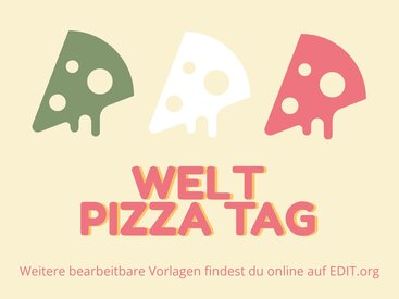 Kostenlose Designs für den Weltpizzatag
