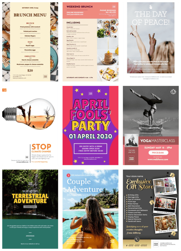 Create a flyer for free