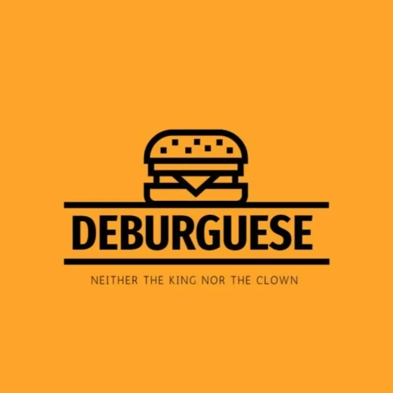 burguer logo template