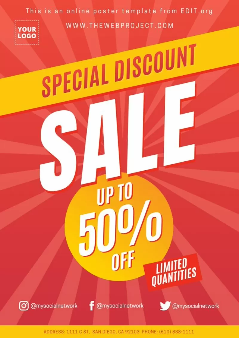 Poster background templates for sale and offers